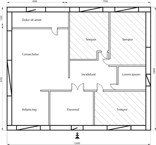Luxury Villa Floor Plan